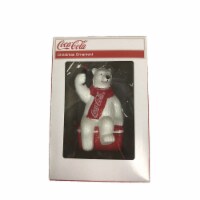 Coca-Cola® Polar Bear on Cooler Ornament Perspective: Main