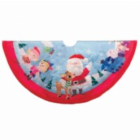 Christmas Rudolph And Friends Treeskirt Polyester Santa Hermie Yukon Ru9201