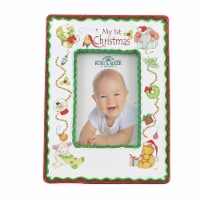 Home Decor My 1St Christmas Phote Frame Polyresin Picture Free Standing W8506