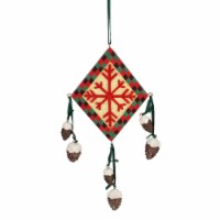 Kurt Adler 6 Southwestern Snowflake Diamond Christmas Ornament