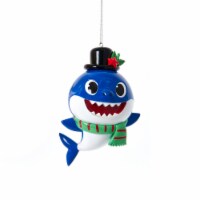 Baby Shark Christmas Ornament - Blue