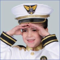 Admiral Hat Costume Accessory