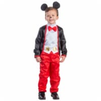 Dress Up America 778-M Charming Mr. Mouse Boys Costume- Medium - Age 8 to 10