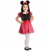 Dress Up America 779-M Charming Miss Mouse Costume- Medium - Age 8 to 10