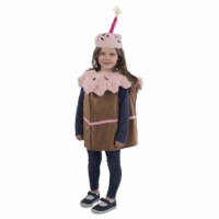 Dress Up America 1002-M-L Cake Slice Girls Costume - Medium & Large - Age Group 8-10 & 12-14