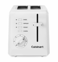 Cuisinart® 2-Slice Compact Plastic Toaster - White Perspective: Main