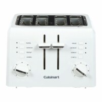 Cuisinart CPT-142P1 4-Slice Compact Plastic Toaster, White Perspective: Main
