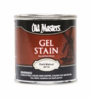 Old Masters Semi-Transparent Dark Walnut Oil-Based Alkyd Gel Stain 0.5 pt. - Total Qty: 1
