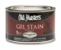 Old Masters Semi-Transparent American Walnut Oil-Based Gel Stain 1 pt. - Total Qty: 4
