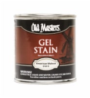 Old Masters Semi-Transparent American Walnut Oil-Based Alkyd Gel Stain 0.5 pt. - Total Qty: 6