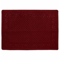 buyMATS 91-673-5403-03100045 31 x 45 in. Grand Impressions Scroll Trellis Mats, Red