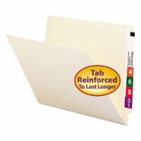Smead Straight Cut End Tab Folders 9 1/2 Inch Front Letter Manila 100/Box 24110