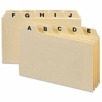 Smead™ GUIDE,INDEX,A-Z,3X5 55076