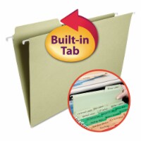 Smead FasTab Hanging File Folders 1/3 Tab Legal Moss Green 20/Box 64083