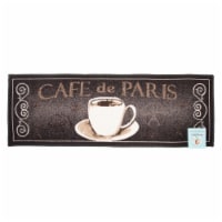 Sloppy Chef Printed Kitchen Area Rug, 20x60, Non-Skid Latex Backing, Design Options Coffee