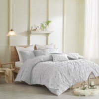 Urban Habitat Brooklyn Cotton Jacquard Comforter Set Grey Twin Twin XL Twin TXL Smith s Food and Drug