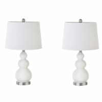 510 Design Covey Table Lamp set of 2 White See below