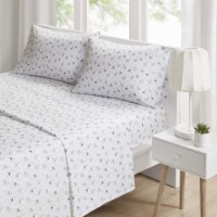 Intelligent Design Novelty Printed Sheet Set Grey Llamas TXL