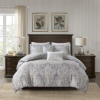 Harbor House Hallie Duvet Cover Set, Grey