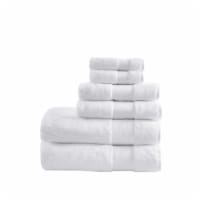 Turkish 6 Piece Bath Towel Set White See below