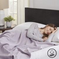 Madison Park Liquid Cotton Blanket, Full/Queen, Lilac