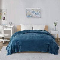 Intelligent Design Microlight Plush Luxury, Oversized Throw-Blanket, Premium All Season Cover