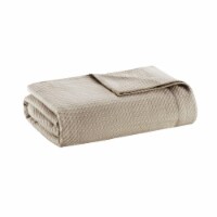 Madison Park 100% Certified Egyptian Cotton Blanket Khaki Full/Queen