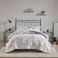 Madison Park Essentials Lilia 9 Piece Reversible Complete Bedding Set with Cotton Sheet King