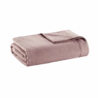 Madison Park 100% Certified Egyptian Cotton Blanket Rose Twin