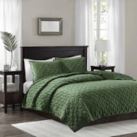 Madison Park Harper Faux Velvet Reversible 3 Piece Coverlet Set King/Cal King