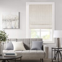 Madison Park Polyester Basketweave Room Darkening Roman Shade MP40-6549