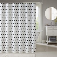 Madison Park Polyester Clip Shower Curtain MP70-6597