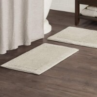 MADISON PARK SIGNATURE Cotton Tufted Reversible Bath Rug with Mink MPS72-448