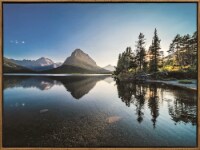 JLA Home Lake Landscape Framed Canvas
