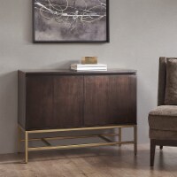 MARTHA STEWART Allister Accent Cabinet with Morocco and Gold Finish MT130-0111