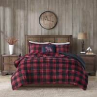Woolrich Polyester Print Low Pile Velour Comforter Set WR10-3100