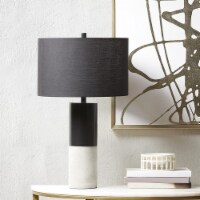Hampton Hill Transitional Fulton Table Lamp with Black Orb Finish FB153-1155