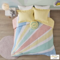 Rory Rainbow Sunburst Reversible Cotton Comforter Set