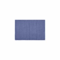 MADISON PARK SIGNATURE Glam Polyester Bath Rug with Navy Finish MPS72-478