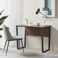 510 DESIGN Home Office Computer Desk for Small Spaces, Dark Coffee - 38 W x 22 D x 30 H