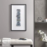 MARTHA STEWART Cerulean Stones Wall Décor Natural Agate, Blue - 13.78 W x 23.62 H