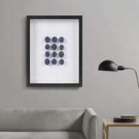 MARTHA STEWART Indigo Shells Wall Décor Natural Sea Urchin, Blue - 15.75 W x 19.69 H x