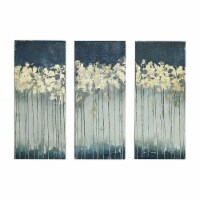 Madison Park Midnight Forest Wall Art - Teal/Gold/White