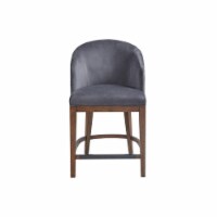 MARTHA STEWART Wheaton Wheaton Counter Stool with Gray Finish MT104-0142