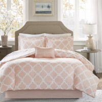 Madison Park Essentials Merritt Comforter (Set), Full (78 in x 86 in), Peach