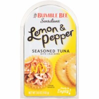 Bumble Bee Sensations® Lemon & Pepper Seasoned Tuna with Crackers Perspective: Main