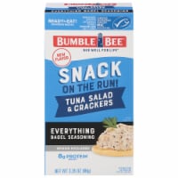 Bumble Bee® Snack on the Run Everything Bagel Seasoning Tuna Salad and Crackers Perspective: Main