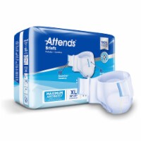 Attends Adult Incontinence Brief XL Heavy Absorbency Contoured, DDA40, Heavy to Severe, 20 Ct