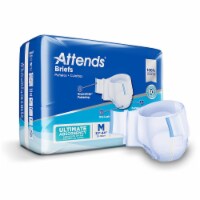 Attends Advanced Adult Incontinence Brief M Heavy Absorbency Contoured, DDC20, Severe, 24 Ct