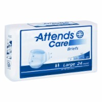 Attends Care Adult Incontinence Brief L Moderate Absorbency BRHC30, Heavy, 24 Ct